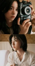 欧阳娜娜，张子枫一起拍写真，宛如姐妹闺蜜般亲密无间，青春气息十足