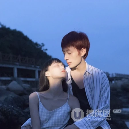 情头 情侣 双人，情侣专用真人男女恩爱亲密一左一右配对头像图片
