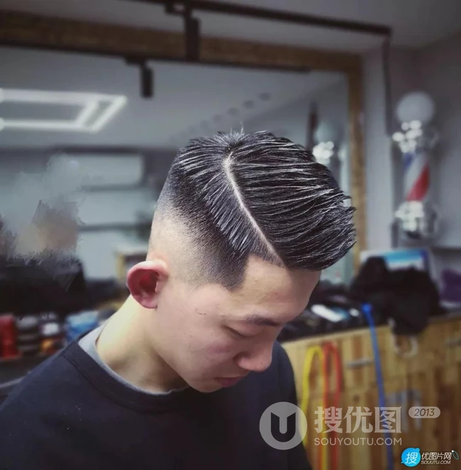 超有个性栗子头，线条感分明，看起来有点坏坏的痞帅男生男士夏季超短发型欣赏 第14张