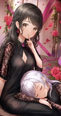 气质动漫女生轻熟，少女精美图集，韩国画师Lunacle笔下的动漫女生插画欣赏