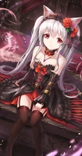 气质动漫女生轻熟，少女精美图集，韩国画师Lunacle笔下的动漫女生插画欣赏