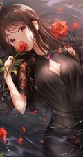 气质动漫女生轻熟，少女精美图集，韩国画师Lunacle笔下的动漫女生插画欣赏