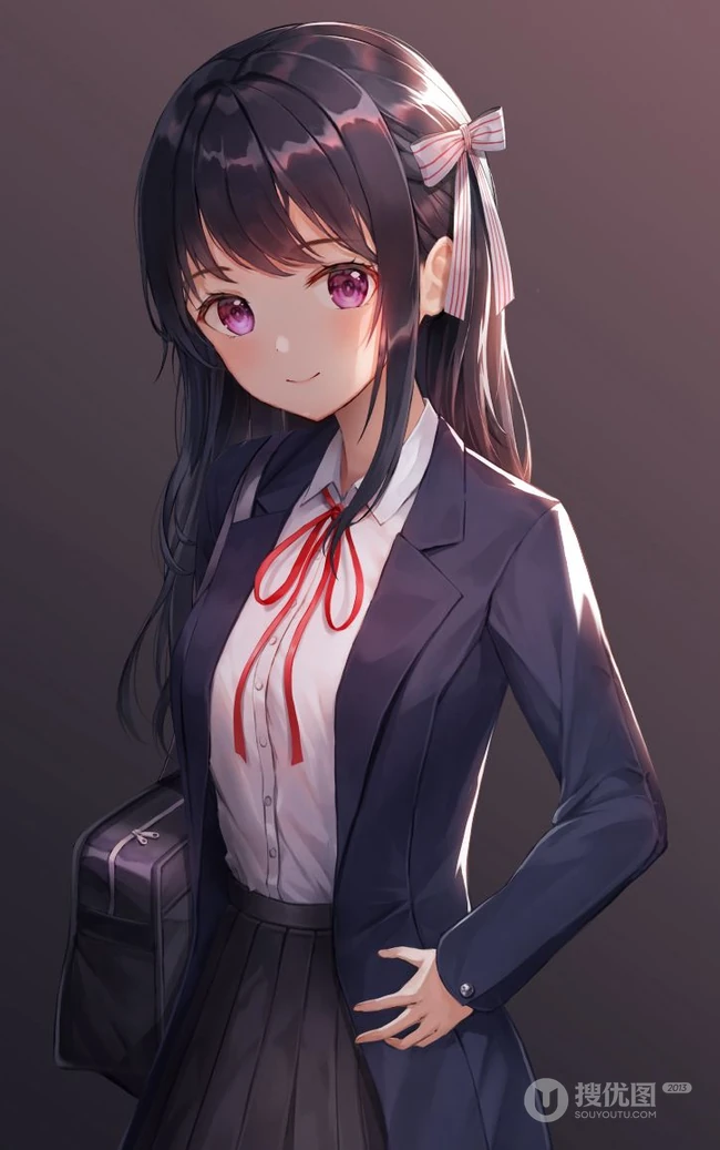 气质动漫女生轻熟，少女精美图集，韩国画师Lunacle笔下的动漫女生插画欣赏