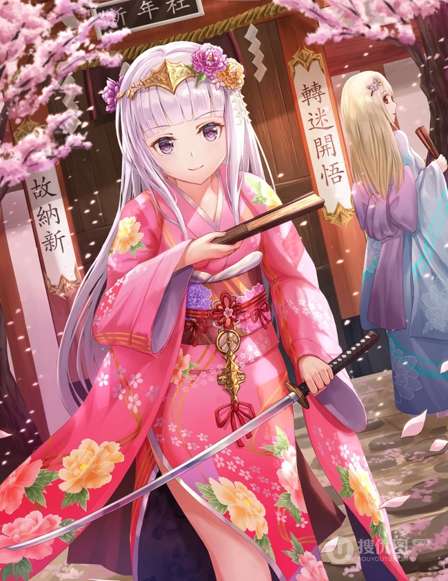 气质动漫女生轻熟，少女精美图集，韩国画师Lunacle笔下的动漫女生插画欣赏