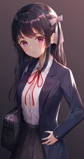 气质动漫女生轻熟，少女精美图集，韩国画师Lunacle笔下的动漫女生插画欣赏