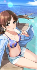 色气满满的大姐姐，动画《偶像大师 灰姑娘女孩》人物新田美波插画图集欣赏
