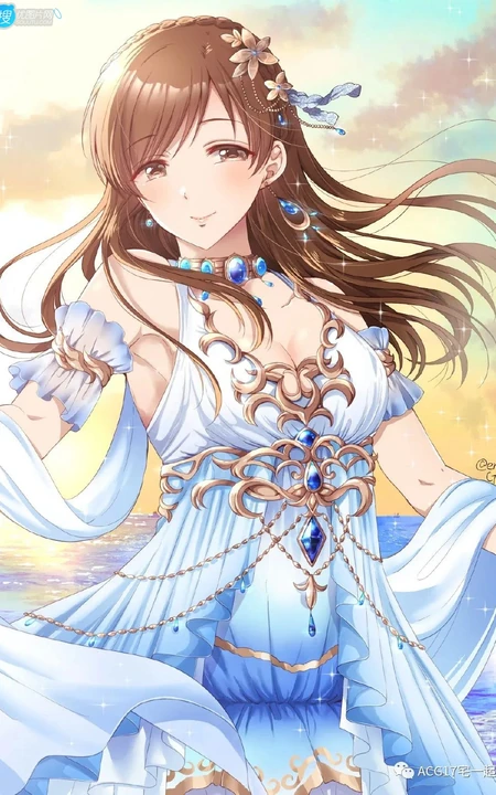 色气满满的大姐姐，动画《偶像大师 灰姑娘女孩》人物新田美波插画图集欣赏