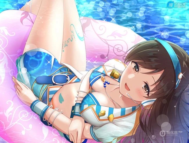 色气满满的大姐姐，动画《偶像大师 灰姑娘女孩》人物新田美波插画图集欣赏