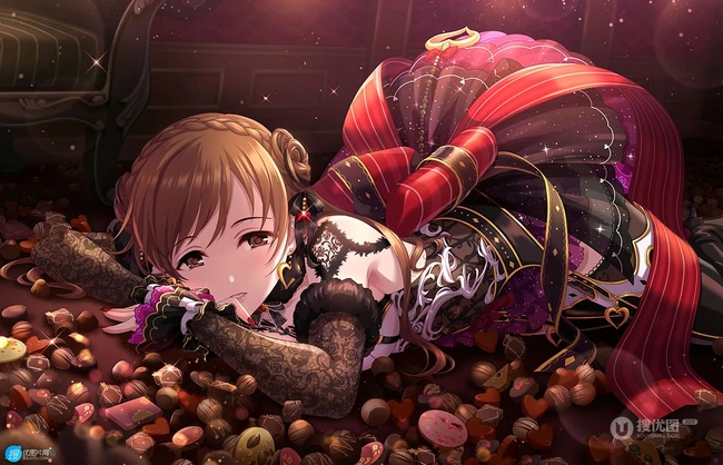 色气满满的大姐姐，动画《偶像大师 灰姑娘女孩》人物新田美波插画图集欣赏