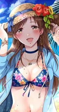 色气满满的大姐姐，动画《偶像大师 灰姑娘女孩》人物新田美波插画图集欣赏