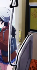 拥有红色眼睛的可爱少女少女，动画《lovelive!》人物矢泽妮可高清插画图集