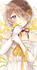 看起来很是清爽很舒服二次元短发女生，轻熟，少女高清插画图集欣赏