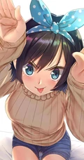 看起来很是清爽很舒服二次元短发女生，轻熟，少女高清插画图集欣赏