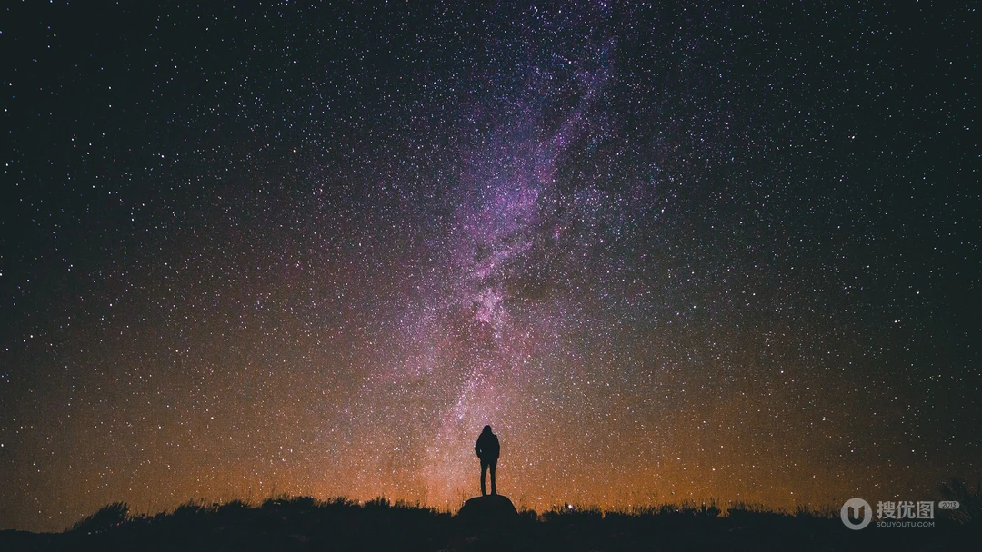 唯美浩瀚的宇宙，星空，银河，太阳系唯美景色桌面壁纸图片