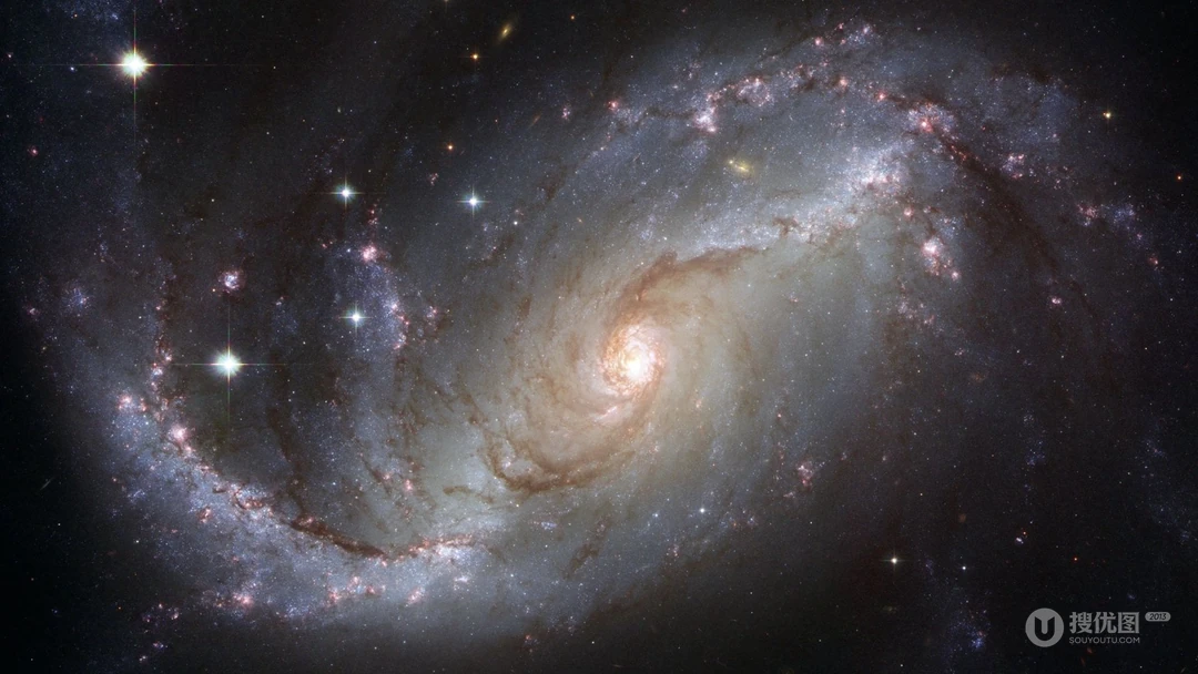 唯美浩瀚的宇宙，星空，银河，太阳系唯美景色桌面壁纸图片