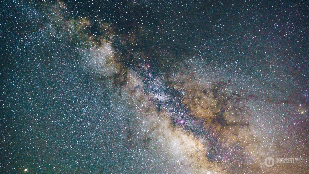 唯美浩瀚的宇宙，星空，银河，太阳系唯美景色桌面壁纸图片