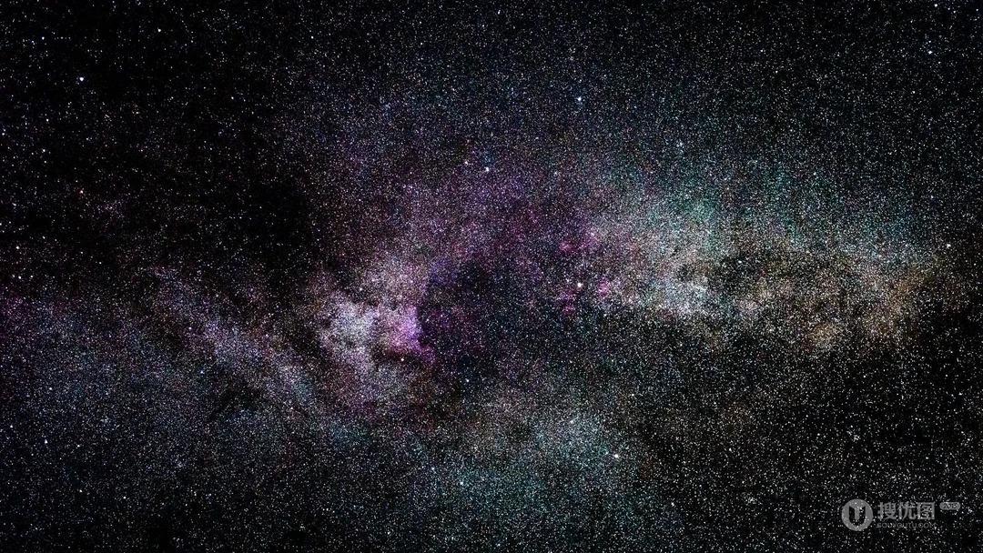 唯美浩瀚的宇宙，星空，银河，太阳系唯美景色桌面壁纸图片
