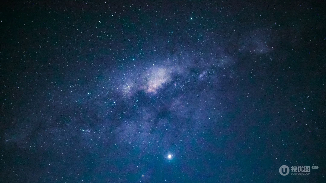唯美浩瀚的宇宙，星空，银河，太阳系唯美景色桌面壁纸图片
