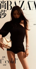 杨幂慵懒气质夏日复古写真大秀纤腰线条感登杂志美照