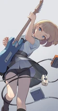 身着紧身裤，安全裤尽显好身段的二次元动漫少女精选插画图集欣赏