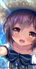 清凉爽口，冰冰凉，喜欢喝弹珠汽水的二次元夏日少女高清插画图集