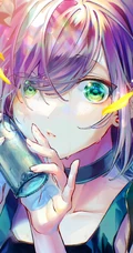 清凉爽口，冰冰凉，喜欢喝弹珠汽水的二次元夏日少女高清插画图集