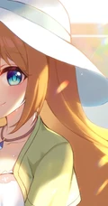 清凉爽口，冰冰凉，喜欢喝弹珠汽水的二次元夏日少女高清插画图集