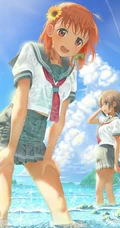 活力无限的高海千歌，《LoveLive!Sunshine!!》高海千歌高清插画图集欣赏