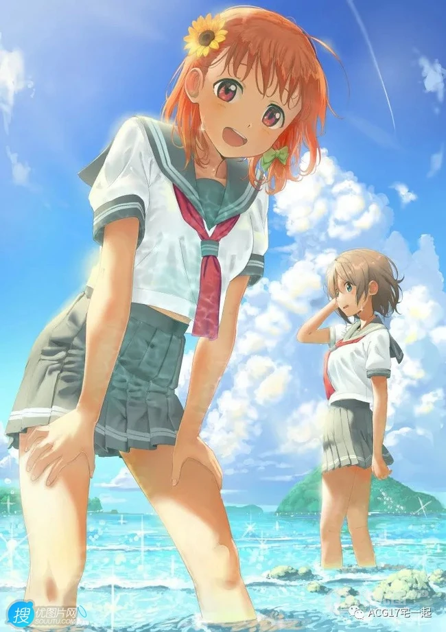 活力无限的高海千歌，《LoveLive!Sunshine!!》高海千歌高清插画图集欣赏