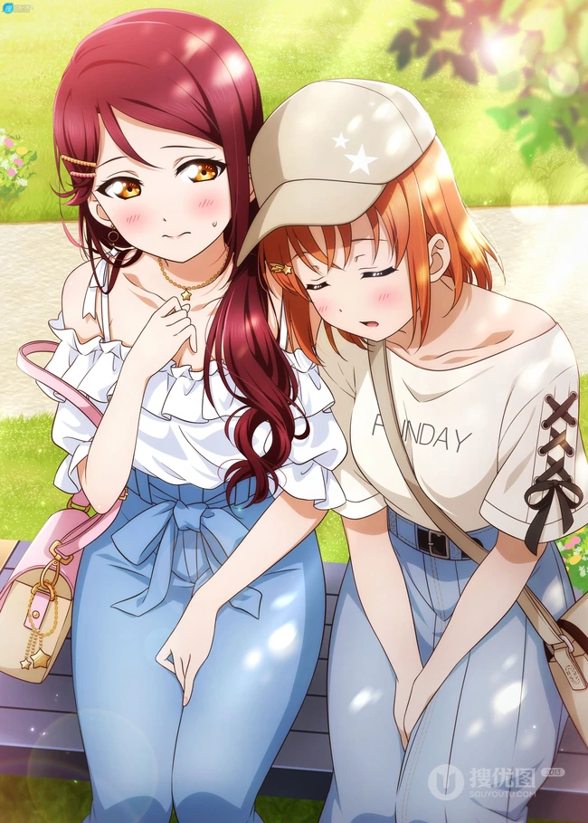 活力无限的高海千歌，《LoveLive!Sunshine!!》高海千歌高清插画图集欣赏