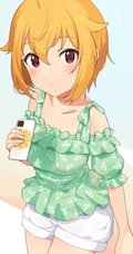 发型凌乱的14岁青葱二次元少女伊吹翼精选高清插画图集欣赏