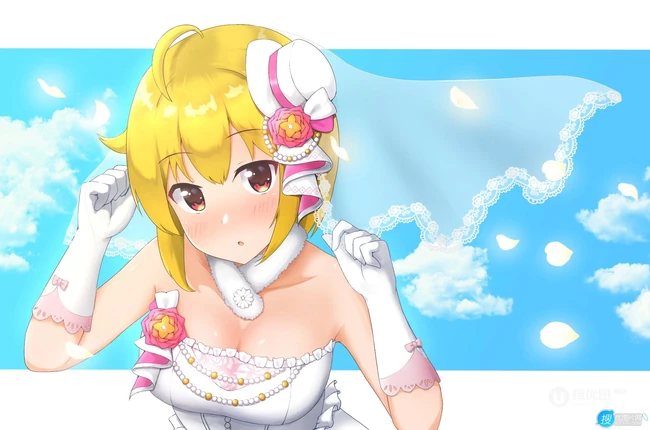 发型凌乱的14岁青葱二次元少女伊吹翼精选高清插画图集欣赏