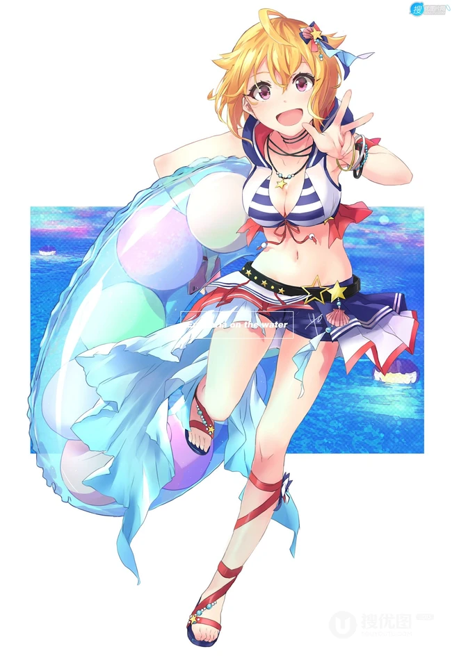 发型凌乱的14岁青葱二次元少女伊吹翼精选高清插画图集欣赏