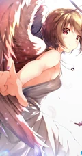 发型凌乱的14岁青葱二次元少女伊吹翼精选高清插画图集欣赏