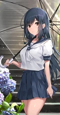 青春活力或轻熟范十足的二次元动漫短裙女生，少女精选高清插画图集