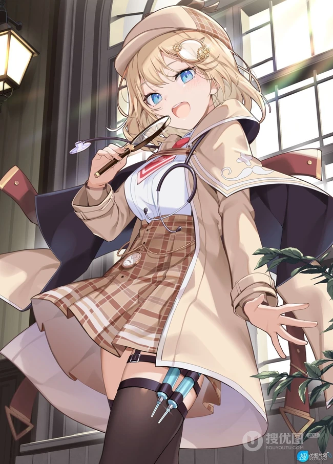 青春活力或轻熟范十足的二次元动漫短裙女生，少女精选高清插画图集