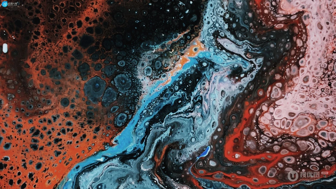多彩抽象绘画，油画，艺术绘画高清2k电脑壁纸套图