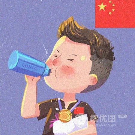 奥运健儿，在东京奥运获得金牌的我国部分运动员可爱卡通人物头像图片