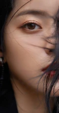 欧阳娜娜全黑西服套装着身化身酷女孩天台停车场写真靓照