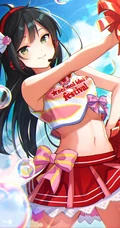 青春活泼元气满满的雪菜酱，《LoveLive!虹咲》人物优木雪菜高清插画图集