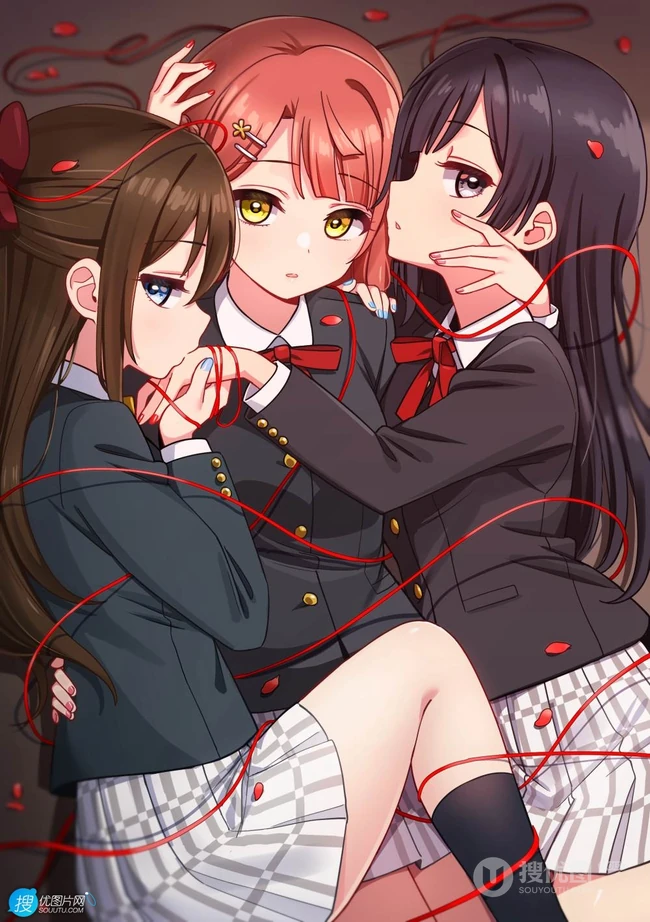 青春活泼元气满满的雪菜酱，《LoveLive!虹咲》人物优木雪菜高清插画图集