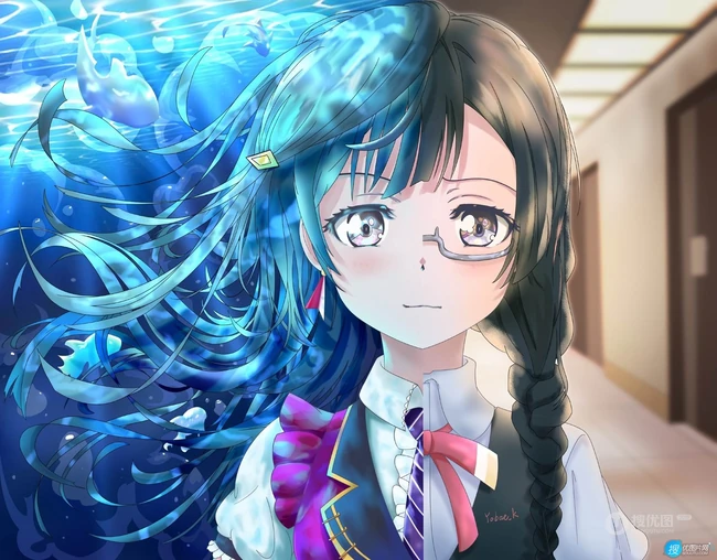 青春活泼元气满满的雪菜酱，《LoveLive!虹咲》人物优木雪菜高清插画图集