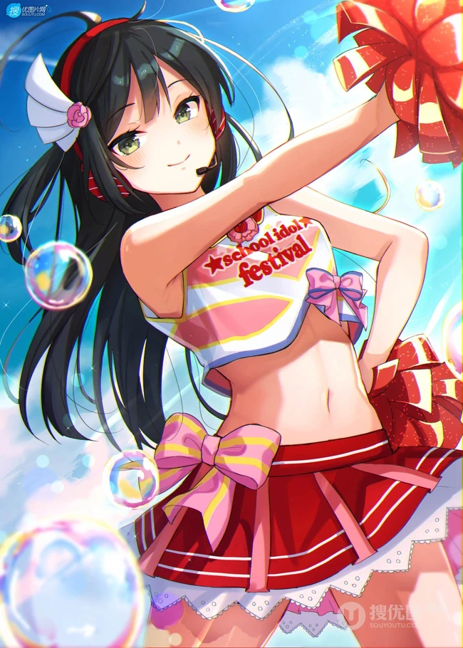 青春活泼元气满满的雪菜酱，《LoveLive!虹咲》人物优木雪菜高清插画图集
