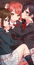 青春活泼元气满满的雪菜酱，《LoveLive!虹咲》人物优木雪菜高清插画图集