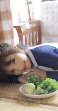 让人一看就喜欢的超可爱元气少女紧身衣三角裤穿搭享受夏日居家生活写真照片
