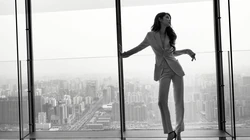美女傅菁气质职业装、悠闲装街拍等精选高清4K桌面壁纸图片