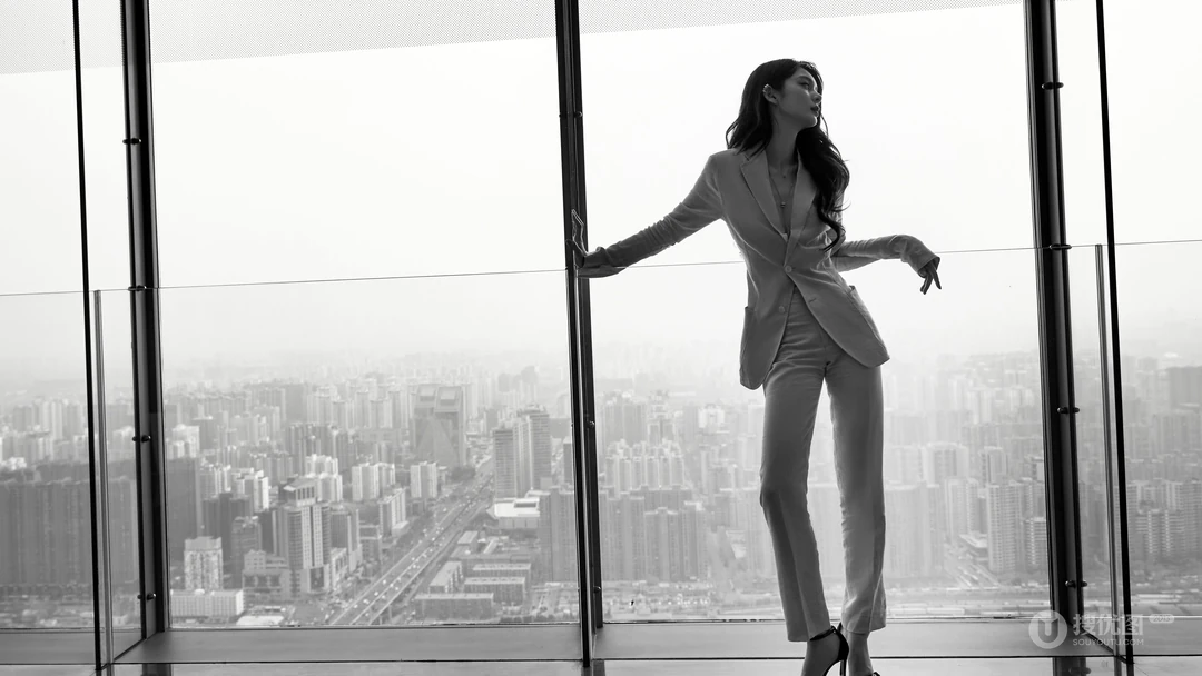 美女傅菁气质职业装、悠闲装街拍等精选高清4K桌面壁纸图片