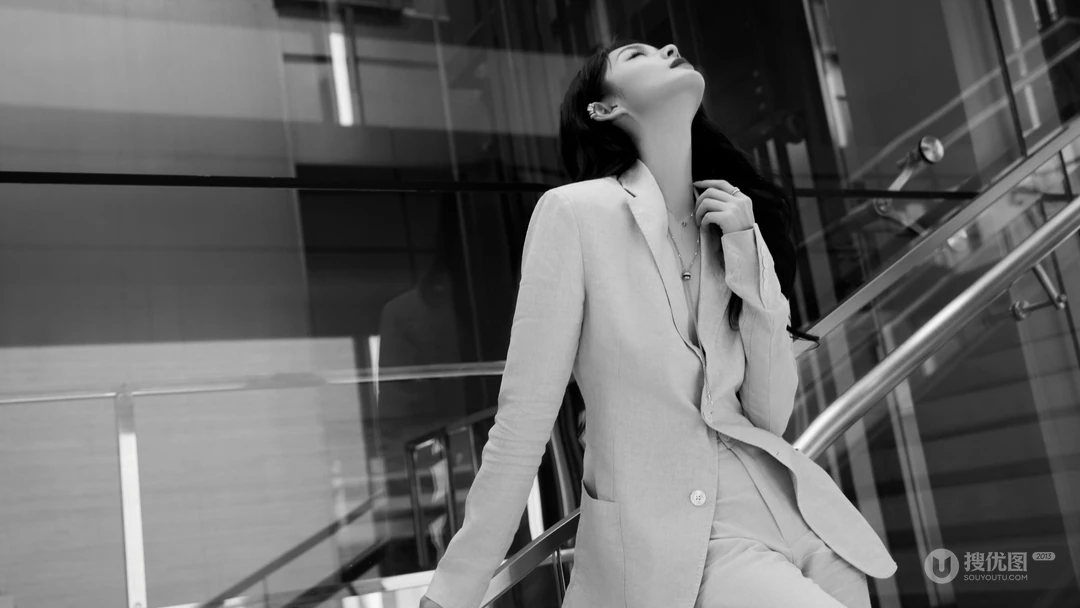 美女傅菁气质职业装、悠闲装街拍等精选高清4K桌面壁纸图片