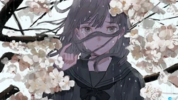 别具一格的清新动漫少女插画壁纸图片，日本画师渊゛插画作品图集欣赏
