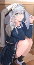 温柔可人的二次元动漫女生小姐姐，日本画师乃木高清插画作品欣赏
